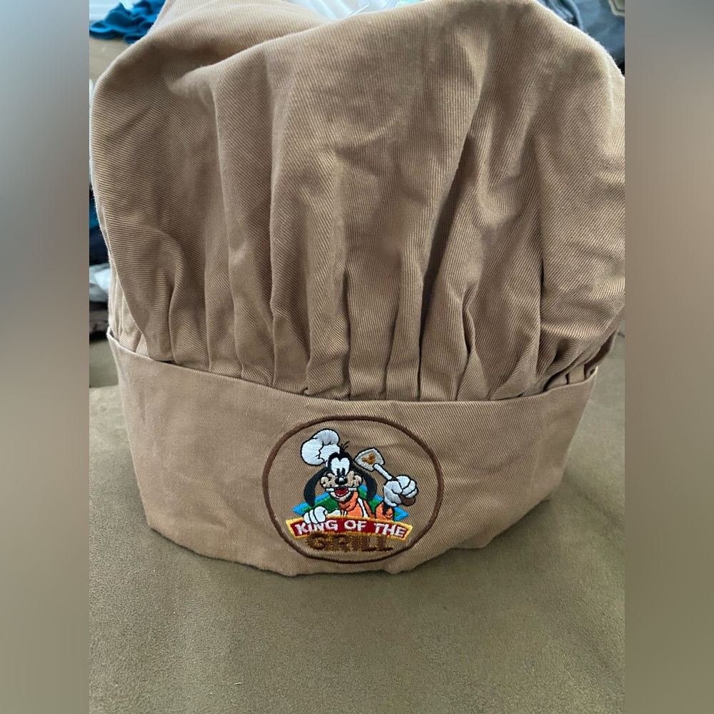 Goofy chef hat.